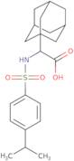 2-(Adamantan-1-yl)-2-[4-(propan-2-yl)benzenesulfonamido]acetic acid
