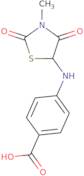 4-(3-Methyl-2,4-dioxo-thiazolidin-5-ylamino)-benzoic acid