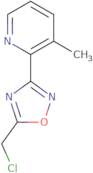2-(5-Chloromethyl-1,2,4-oxadiazol-3-yl)-3-methylpyridine