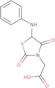 (5-Anilino-2,4-dioxo-1,3-thiazolidin-3-yl)acetic acid