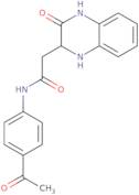 N-(4-Acetylphenyl)-2-(3-oxo-1,2,3,4-tetrahydroquinoxalin-2-yl)acetamide