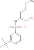 4-(Methylsulfanyl)-2-[3-(trifluoromethyl)benzenesulfonamido]butanoic acid