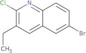 6-Bromo-2-chloro-3-ethylquinoline