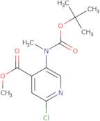 Methyl 5-Tert-Butoxycarbonyl)(Methyl)Amino)-2-Chloroisonicotinate
