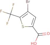 4-Bromo-5-(trifluoromethyl)thiophene-2-carboxylic acid