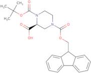 (S)-1-N-Boc-4-N-Fmoc-piperazine-2-carboxylic acid