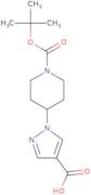 1-{1-[(tert-Butoxy)carbonyl]piperidin-4-yl}-1H-pyrazole-4-carboxylic acid