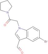 5-Bromo-1-(2-oxo-2-pyrrolidin-1-ylethyl)-1H-indole-3-carbaldehyde
