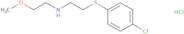 {2-[(4-Chlorophenyl)thio]ethyl}(2-methoxyethyl)amine hydrochloride