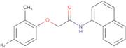 2-(4-Bromo-2-methylphenoxy)-N-(naphthalen-1-yl)acetamide