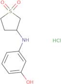 3-[(1,1-Dioxidotetrahydro-3-thienyl)amino]phenol hydrochloride