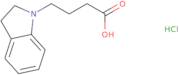 4-(2,3-Dihydro-1H-indol-1-yl)butanoic acid hydrochloride