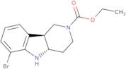 (4aS,9bR)-Ethyl 6-bromo-3,4,4a,5-tetrahydro-1H-pyrido[4,3-b]indole-2(9bH)-carboxylate