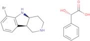 (4aS,9bR)-6-Bromo-1H,2H,3H,4H,4aH,5H,9bH-pyrido[4,3-b]indole S-Mandelic acid ee