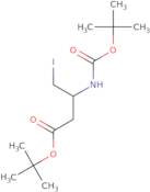 tert-Butyl (R)-3-((tert-butoxycarbonyl)amino)-4-iodobutanoate
