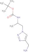 tert-Butyl N-[(2S)-1-[4-(aminomethyl)-1H-1,2,3-triazol-1-yl]propan-2-yl]carbamate