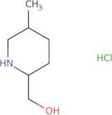 rac-[(2R,5S)-5-Methylpiperidin-2-yl]methanol hydrochloride