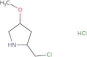 (2S,4R)-2-(Chloromethyl)-4-methoxypyrrolidine hydrochloride