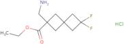 Ethyl 2-(aminomethyl)-6,6-difluorospiro[3.3]heptane-2-carboxylate hydrochloride