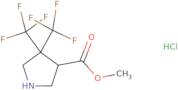 Methyl 4,4-bis(trifluoromethyl)pyrrolidine-3-carboxylate hydrochloride