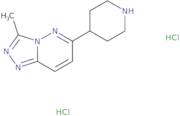 4-{3-Methyl-[1,2,4]triazolo[4,3-b]pyridazin-6-yl}piperidine dihydrochloride