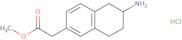 Methyl 2-(6-amino-5,6,7,8-tetrahydronaphthalen-2-yl)acetate hydrochloride