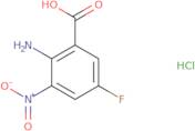 2-Amino-5-fluoro-3-nitrobenzoic acid hydrochloride