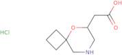 2-{5-Oxa-8-azaspiro[3.5]nonan-6-yl}acetic acid hydrochloride