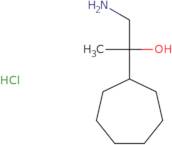 1-Amino-2-cycloheptylpropan-2-ol hydrochloride