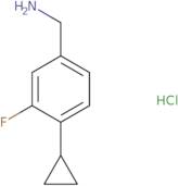 (4-Cyclopropyl-3-fluorophenyl)methanamine hydrochloride