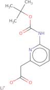 2-(6-{[(tert-butoxy)carbonyl]amino}pyridin-2-yl)acetate lithium