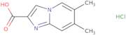 6,7-Dimethylimidazo[1,2-a]pyridine-2-carboxylic acid hydrochloride