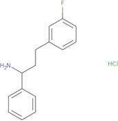 3-(3-Fluorophenyl)-1-phenylpropan-1-amine hydrochloride