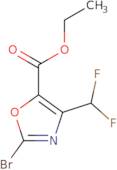 Ethyl 2-bromo-4-(difluoromethyl)-1,3-oxazole-5-carboxylate