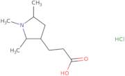 3-(1,2,5-Trimethylpyrrolidin-3-yl)propanoic acid hydrochloride