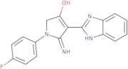 5-Amino-4-(1H-1,3-benzodiazol-2-yl)-1-(4-fluorophenyl)-2,3-dihydro-1H-pyrrol-3-one