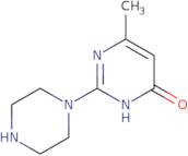 6-Methyl-2-(piperazin-1-yl)-3,4-dihydropyrimidin-4-one