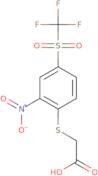 ({2-Nitro-4-[(trifluoromethyl)sulfonyl]phenyl}thio)acetic acid