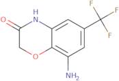 8-Amino-6-(trifluoromethyl)-3,4-dihydro-2H-1,4-benzoxazin-3-one