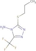 3-(Propylsulfanyl)-5-(trifluoromethyl)-4H-1,2,4-triazol-4-amine