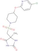 (S)-5-(((4-((5-Chloropyridin-2-yl)oxy)piperidin-1-yl)-sulfonyl)methyl)-5-methylimidazolidine-2,4-dione