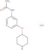 N-[3-(4-Piperidinyloxy)phenyl]acetamidehydrochloride