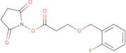 2,5-Dioxopyrrolidin-1-yl 3-((2-fluorobenzyl)oxy)propanoate