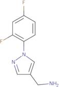 [1-(2,4-Difluorophenyl)-1H-pyrazol-4-yl]methanamine