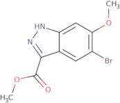 5-Bromo-6-methoxy-1H-indazole-3-carboxylic acid methyl ester