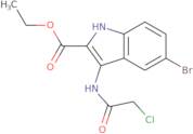 Ethyl 5-bromo-3-[(chloroacetyl)amino]-1H-indole-2-carboxylate