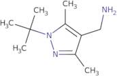 (1-tert-Butyl-3,5-dimethyl-1H-pyrazol-4-yl)methanamine