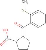 Cis-2-(2-thiomethylbenzoyl)cyclopentane-1-carboxylic acid