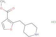 Methyl 2-[(piperidin-4-yl)methyl]furan-3-carboxylate hydrochloride