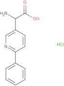 2-Amino-2-(6-phenyl-3-pyridyl)acetic acid hydrochloride